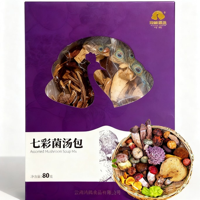 Seven-color fungus soup bag(80g)