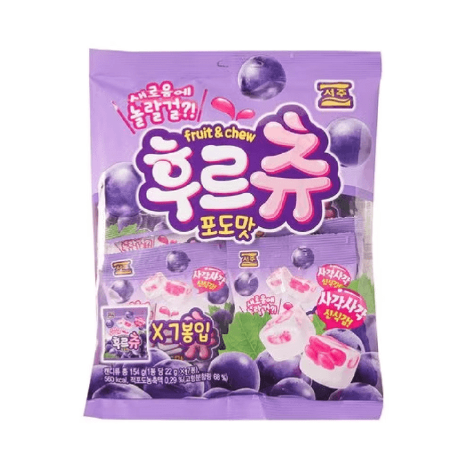韩国SEOJU西洲水果咀嚼葡萄 154g