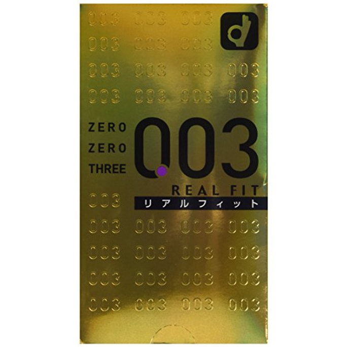 日本製 OKAMOTO オカモト 003 極薄セーフティコンドーム 密着さらさらバージョン 10個入