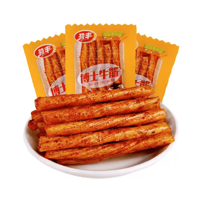 【  Direct Mail 】 Dr.  Beef Gluten Spicy Bar Snacks Gluten Spicy Childhood Small Package 8090 Memories of Childhood Hunan Specialty 20G * 3 Pack