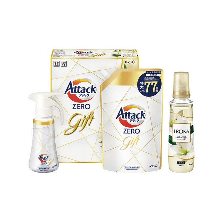 日本直郵】 日本KAO 花王Attack ZERO 多功能禮盒K・AV-30A 1盒家庭清潔