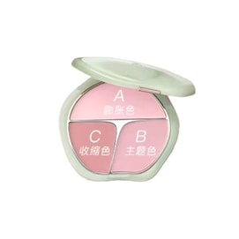 Tri Color Rouge Plate # 02 Peach Blush