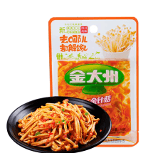 Jin Dazhou Spicy Enoki Mushroom 15g*10 Small Pack: Ready-to-eat snacks snacks snacks