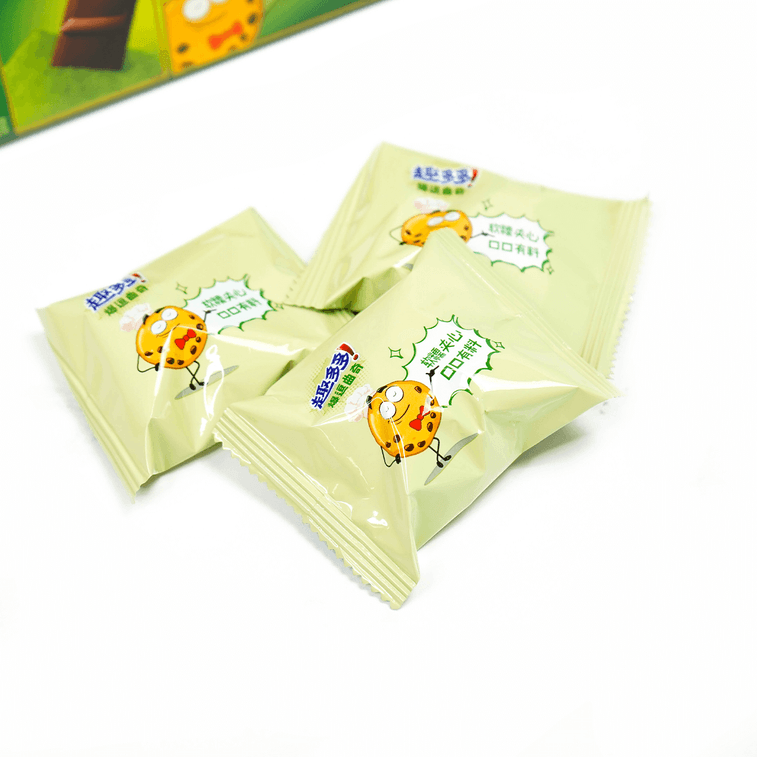 【限定口味】趣多多 爆逗曲奇 粒粒夹心软曲奇饼干 抹茶味 96g 8