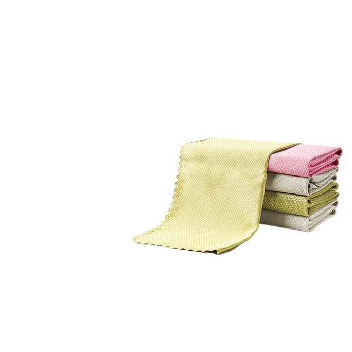 Baojia Clean Fish Scale Wiping Cloth Not Easy To Stain Oil Kitchen Glass Cleaning Special 5 Strips * 1 Piece