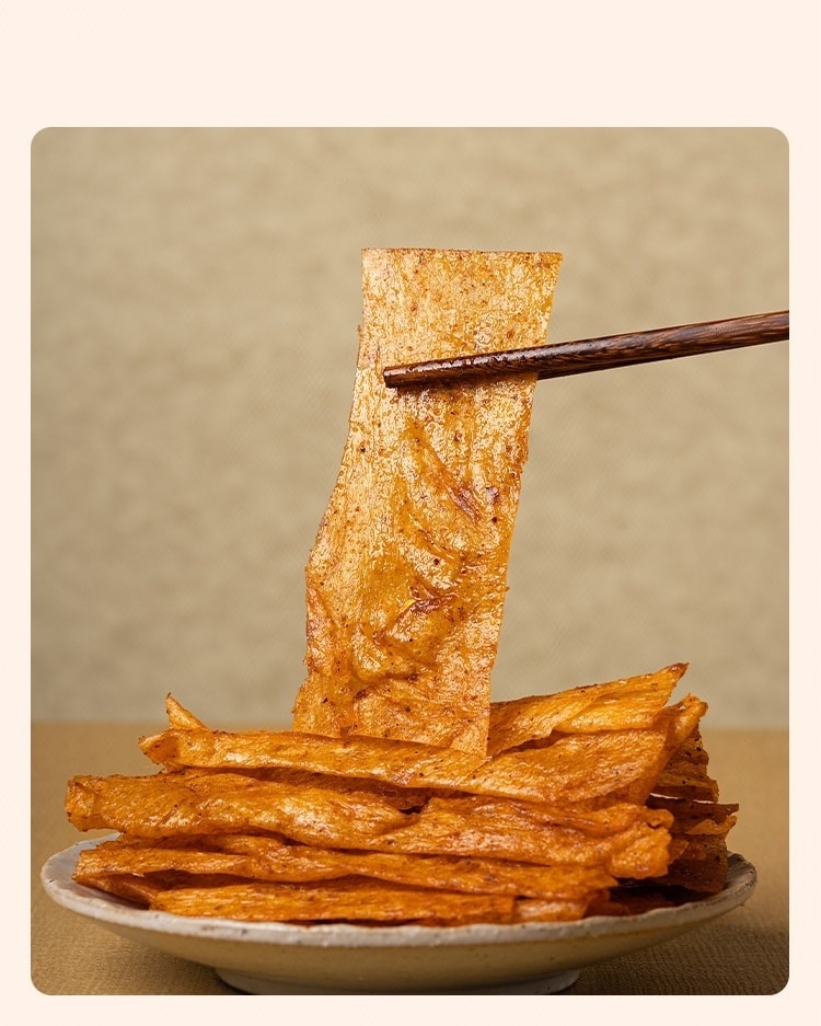 【中國直郵】 米惦 基本豆皮(香辣味) 50克