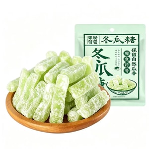 Authentic Old-Fashioned Winter Melon Candy Sticks 100g*1 pack Chaozhou-Shantou Specialty Dried Fruit Preserves Rock Sugar Fresh Dried Fruit Traditional Snack Sweets [Nostalgic Food]