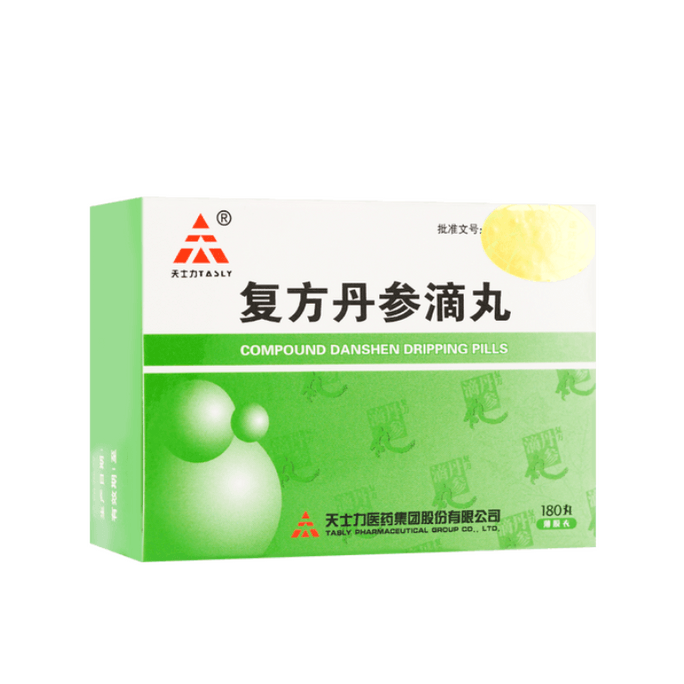 Compound Danshen Dripping Pills - Used for Treating Heart Disease 180 Pills