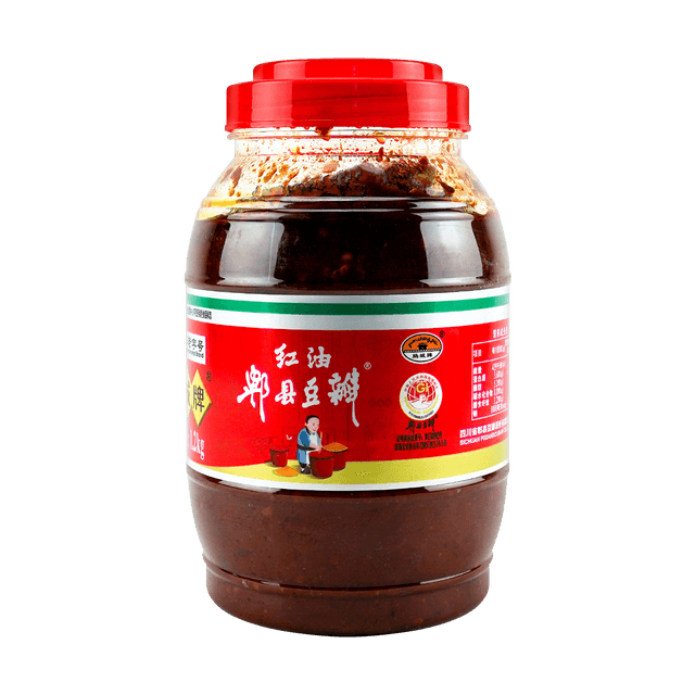 JUAN CHENG PAI 郫県紅油豆板醤中華ラー油調味料1200g - Yami