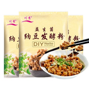 30-Pack Natto Starter Culture 10 Sticks/Bag*3 Easy Fermentation at Home Rich in Probiotics