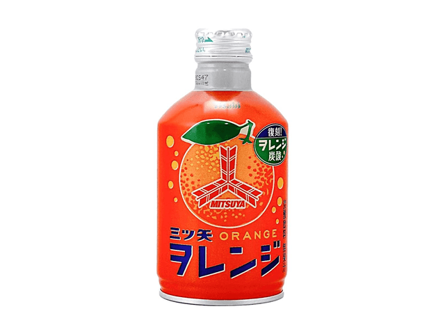 ASAHI 三ツ矢オレンジサイダー、レトロリバイバル炭酸飲料、10.14液量