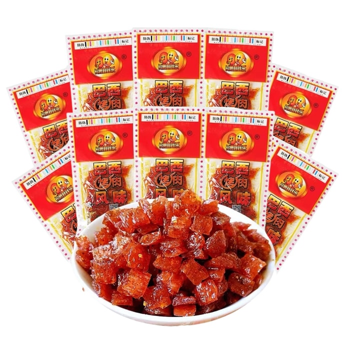 창용 와왈레 브라질리언 바비큐 맛 매운 스트립 16g*10팩