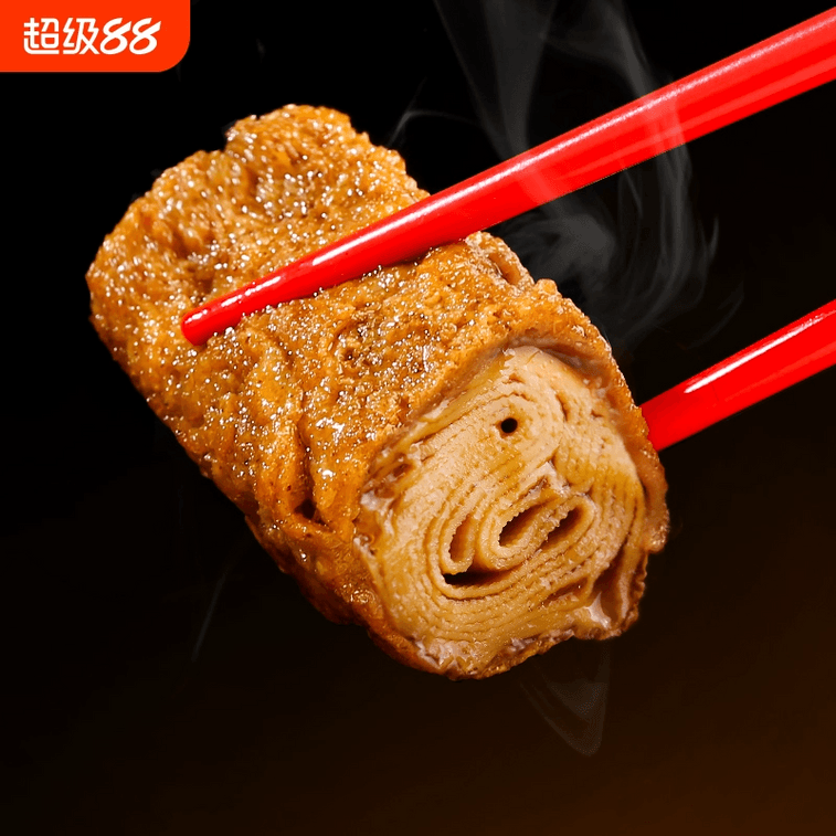 Xiang Teasing Roll Tofu Dried Spicy Strips Late-Night Supper Tofu Skin Bursting Juicy Snack Spicy Flavor 120g*1 pack 3