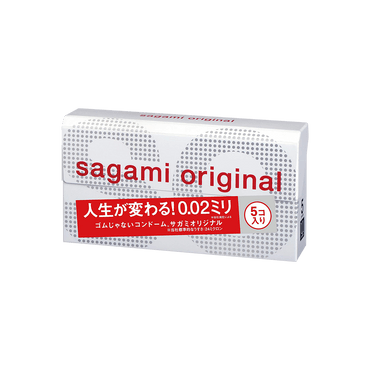 日本SAGAMI 幸福002 超薄安全避孕套 5片入