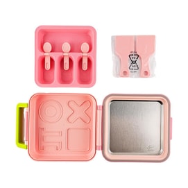 Kawashimaya oxπ Sealed Fried Ice Machine, Pink, Small Household, Homemade Ice Dessert, Easy to Operate