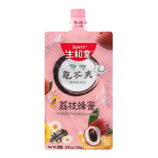SUNITY Herbal Jelly with Litchi Juice and Honey 253g