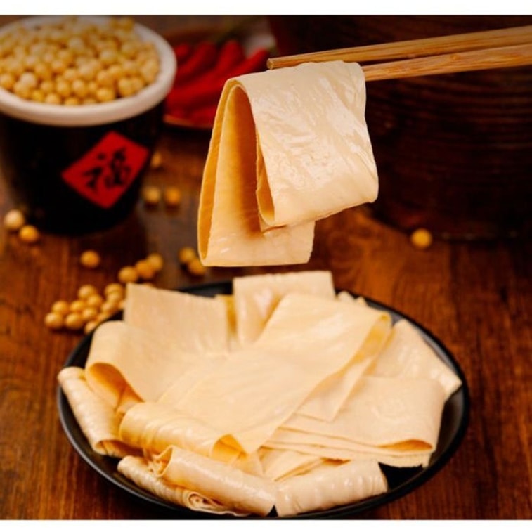 Tofu Skin, Dried Tofu Strips, 1 Bag 120g, Shiping Bean Products, Dried Goods, Hot Pot Ingredients, Bean Curd Skin, Dried Beancurd 3