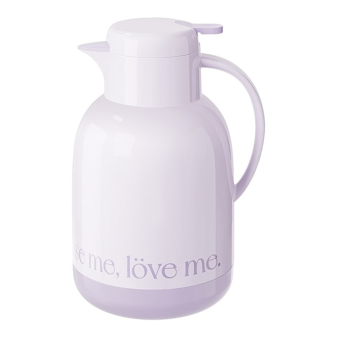 Thermos flask insulated water bottle hot water bottle small teapot large capacity taro purple 1.7L 1 piece