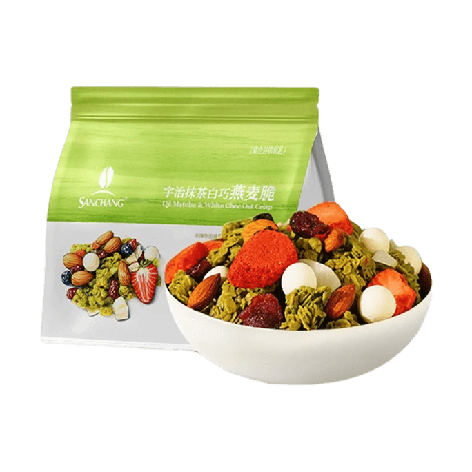 Uji Matcha White Chocolate Oat Crisp, 10.6oz