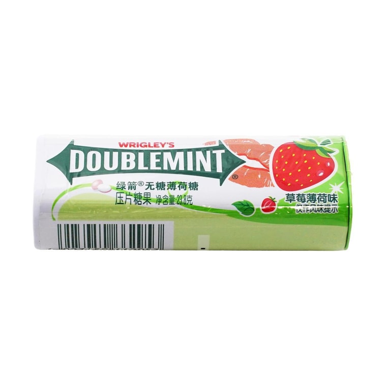 綠箭 無糖薄荷糖 草莓薄荷口味 23.8g 4
