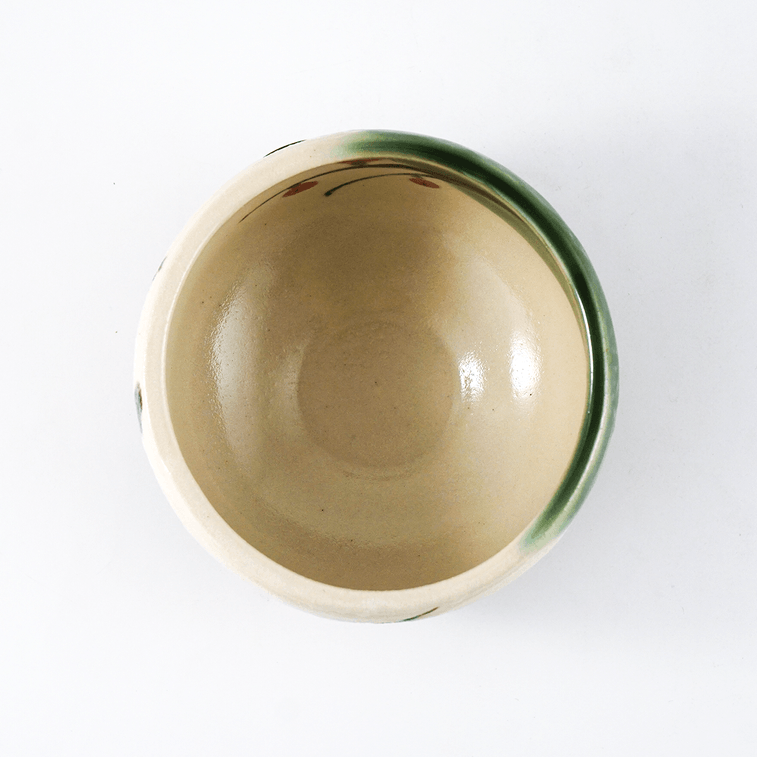 日本の伝統的な抹茶茶碗、梅の花、3.75x2.5インチ、1個 4