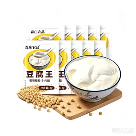 森庄农品 豆腐王内脂豆腐脑【内30小包】 3*30包   90克*1袋