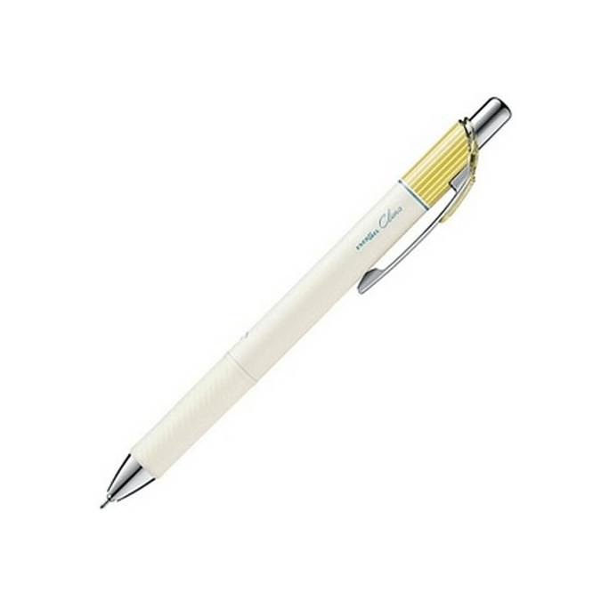 【日本直送】ぺんてる 速乾ゲルペン ストライプ柄 [BLN75LG-A イエロー] 1本