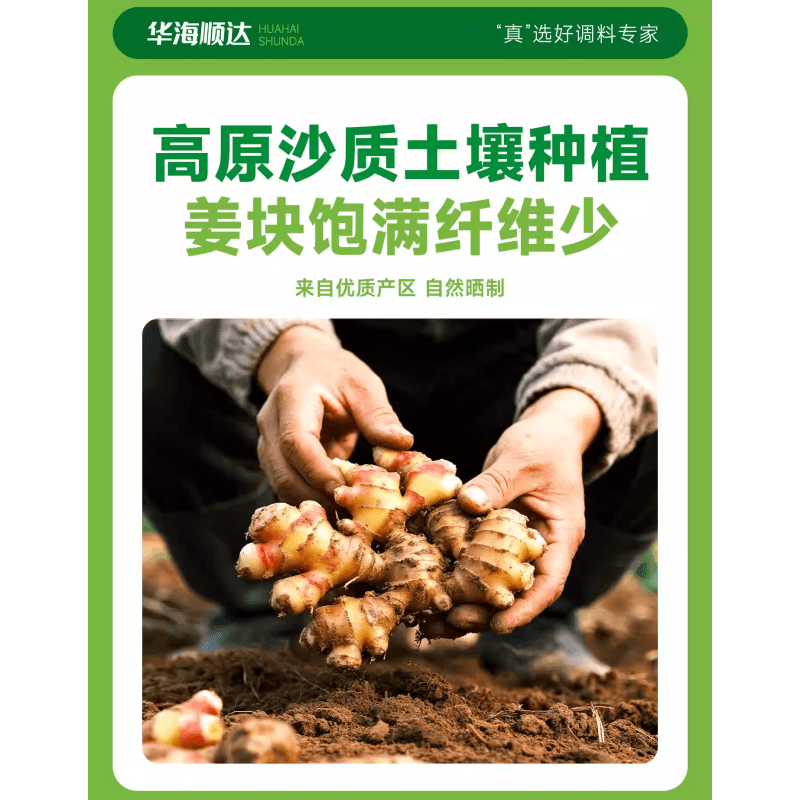 华海顺达 【纯生姜粉30g*3袋】调料粉干姜粉食用家用调馅调料提味去腥