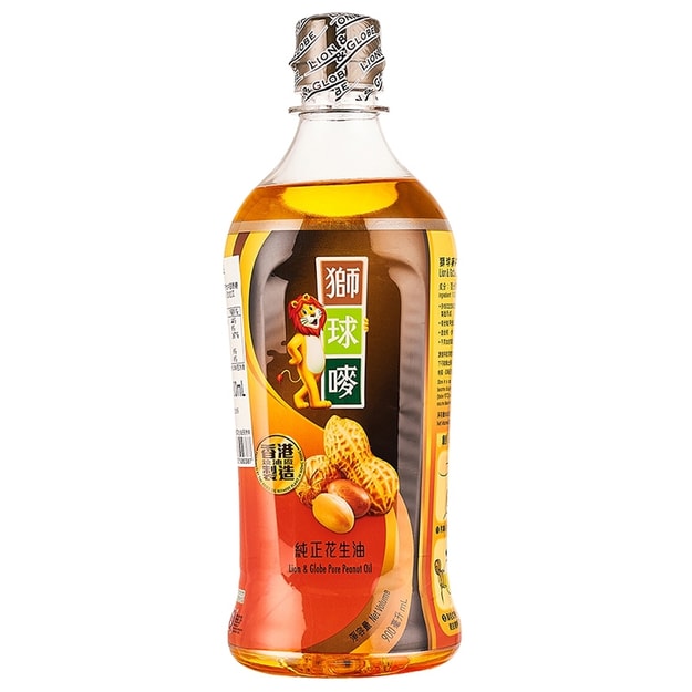 狮球唛黑花生油 900ml