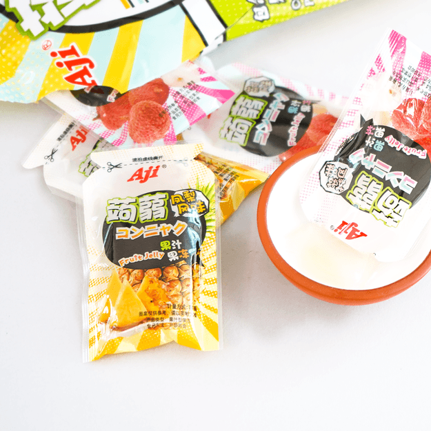 商品详情 - AJI 蒟蒻果汁果冻  荔枝味+凤梨味  260g - image 3