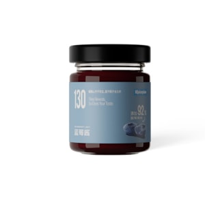 【中国直送】VEpiaopiao 四季ブルーベリージャム【ブルーベリー果肉92%】100g×1瓶
