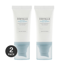 마다가스카르 센텔라 히알루시카 워터핏 선세럼, 브라이트닝 1.69 fl.oz.*2 건성 및 민감성 피부용 【실속형】