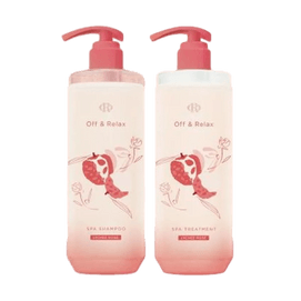 Spa Shampoo + Treatment Set, 15.55 fl.oz.*2【Lychee & Rose Limited Edition】