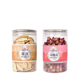 칙칙한 안색과 생기 부족에 좋은 이릉 장미황기차. 기와 혈을 보충해 줍니다. 성분: 장미 50g + 황기 120g.