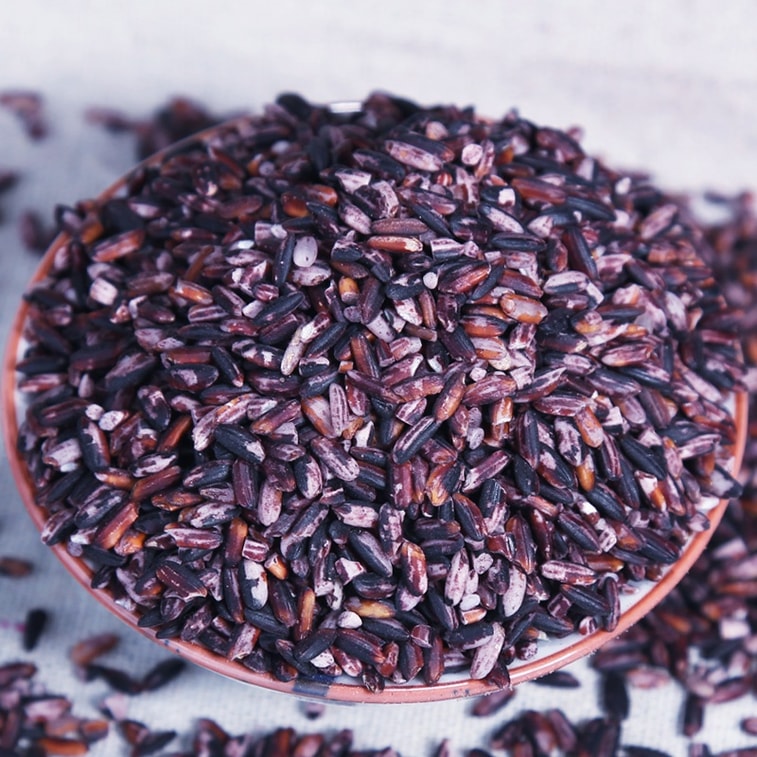 Yunnan Purple Rice, New Rice Purple Glutinous Rice Old Variety Purple Glutinous Rice, Blood Glutinous Rice Black Rice Glutinous Rice 2.5kg 3