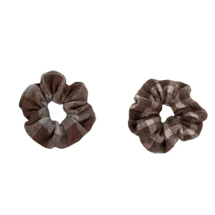  High Elasticity Fluffy Big Elastic Hair Tie for Women 2025 New Style Durable Headband 1 Pair