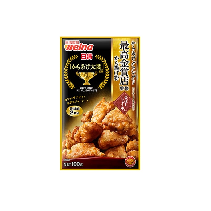 【日本直邮】NISSEN日清 最高金赏店监制 网红炸鸡粉脆皮裹粉家用炸鸡粉 酱油味 100g