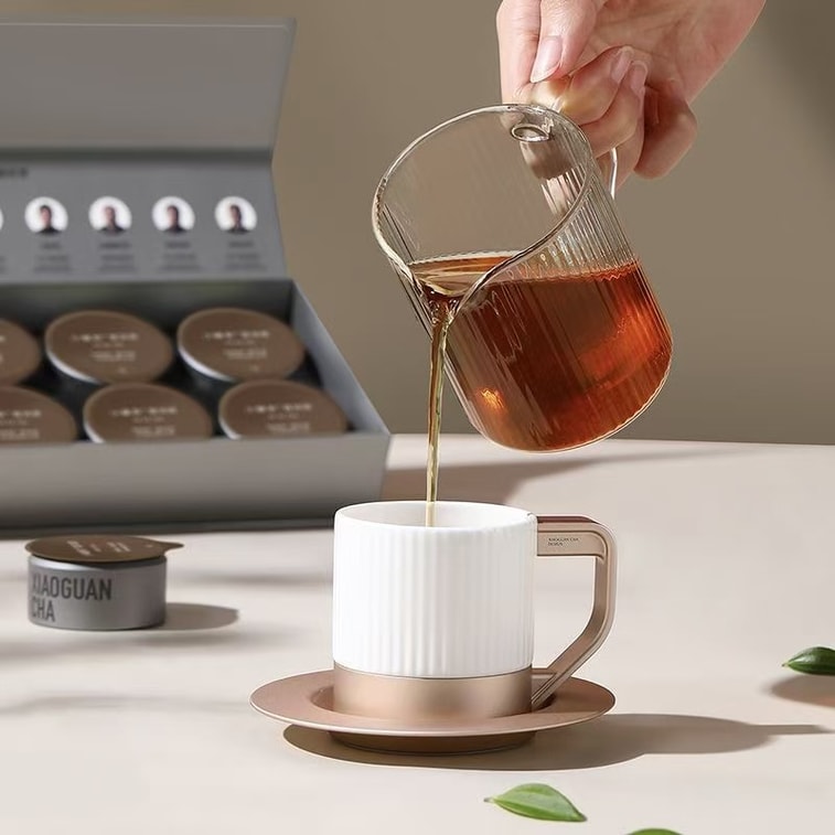 Silver Cans Series Yunnan Pu'er Tea Ripe Tea. 10 Cans/box. Share The Deliciousness On The Tip Of The Tongue. 3
