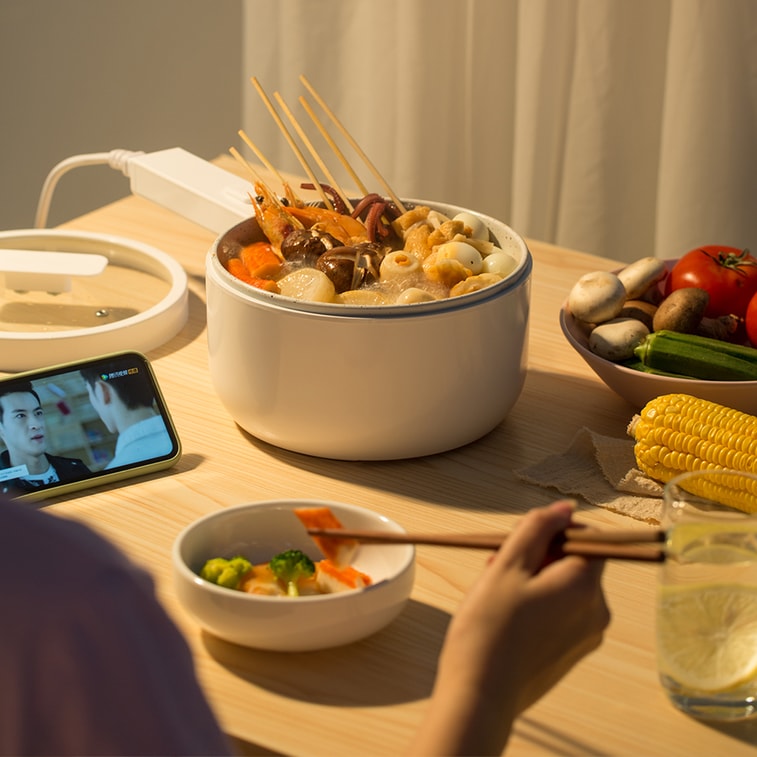 Best-Selling 100–120V Multi-Function Electric Cooker for Dorm & Study Abroad 11