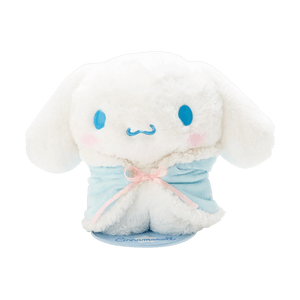 サンリオ シナモロール やわらかぬいぐるみサンドバッグ 取り外し可能な台座付き ガーリーケープ #ピタットフレンズ