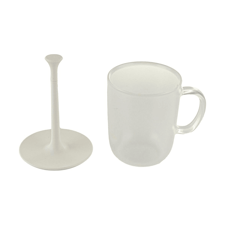 Cup Holder Set With Handle, Clear Type, Cup Draining Storage, Bathroom Countertop Organizer 9