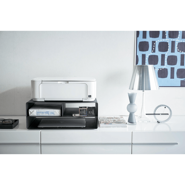 Rolling Printer Stand - Steel Black 1 piece 4