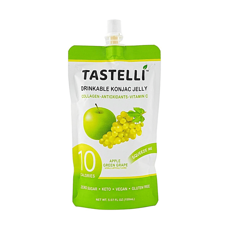 마시는 곤약 젤리, 사과/청포도 맛, 10팩, 150ml (50.7 fl oz)【설탕 0%, 저칼로리, 비건】【콜라겐 & 비타민 C 함유】 9