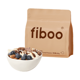 FIBOO 蛋白代餐奶昔 400g 草莓轻乳味 低卡【好身材管理】