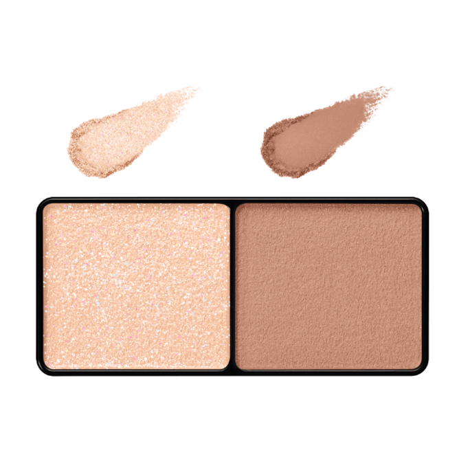 Eye Edition Eyeshadow Duo Color Palette #19 Beige, 3.8g