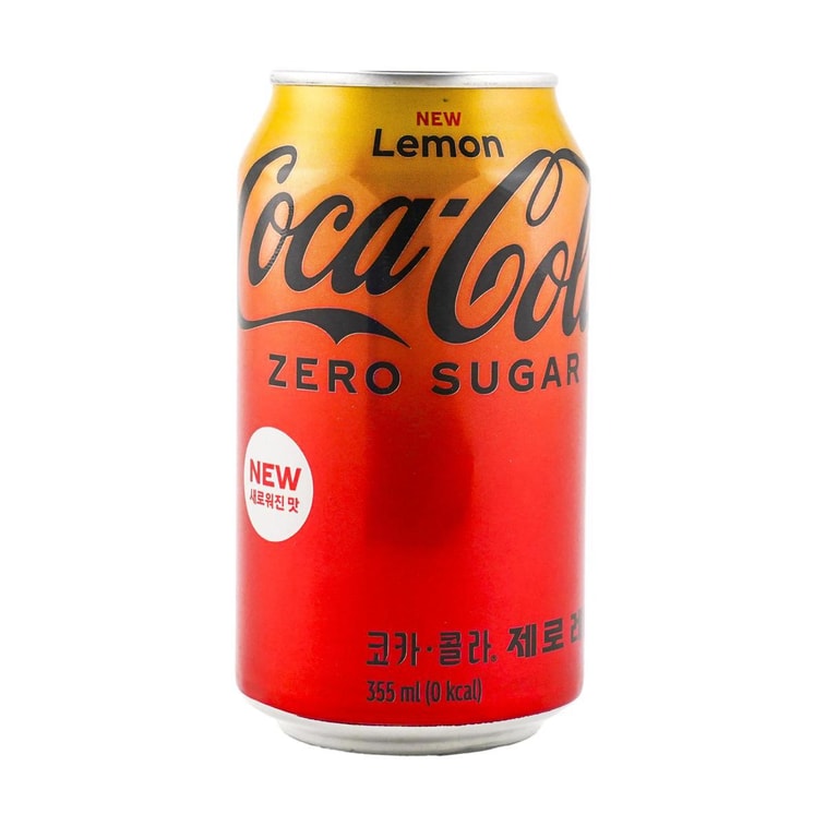 韩国COCA COLA可口可乐 零度可口可乐 柠檬味 355ml【0糖0卡】 4