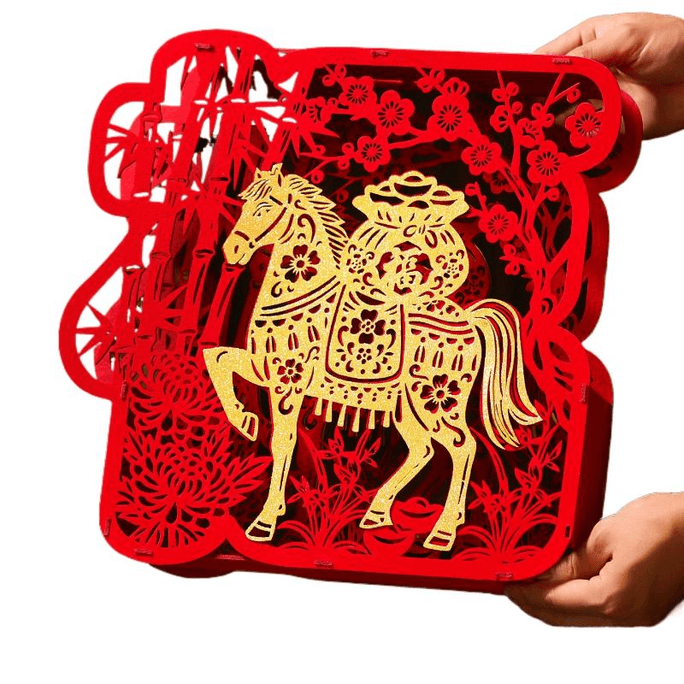 [중국 직배송] 페이쉰 새해 3D "복"자 장식 *1