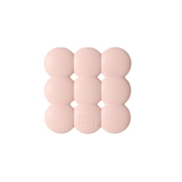 Thickened Silicone Mat Coasters Heat Mats Square Pink 1pc