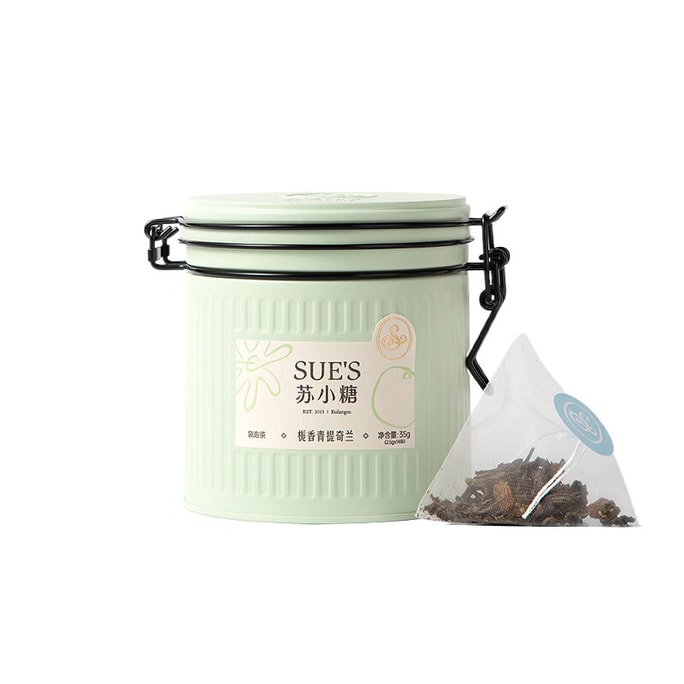 【中國直郵】 蘇小糖 梔香青提奇蘭 水果茶茶包花茶 養生茶 35g*1罐