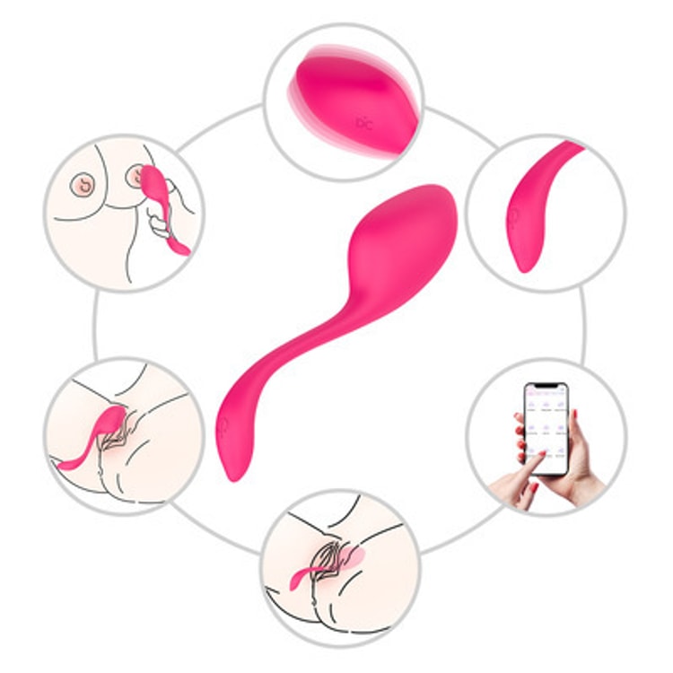 substitute for water based lubricant Magic Motion Flamingo App Vibrator Long Distance For Her Vibrator App main image 0